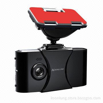 Koonlung Car DVR/Dashcam, 1,080P, 2.7-inch TFT, Ambarella, Camera, G-Sensor, GPS, 1,100mAh Battery